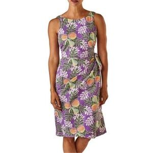 Patagonia Dress Hawaiian Pataloha Purple Ulu Paradise Light Açaí RARE, 10